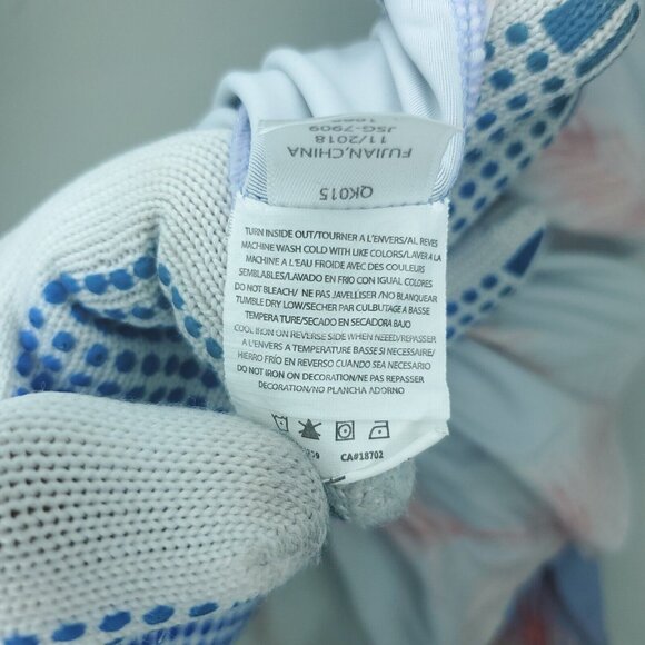 Jessica Simpson Rash Guard Shirt Girls 24M Months Purple Sun Swim Stretch Palms - Picture 7 of 10